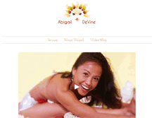 Tablet Screenshot of abigaildevine.com